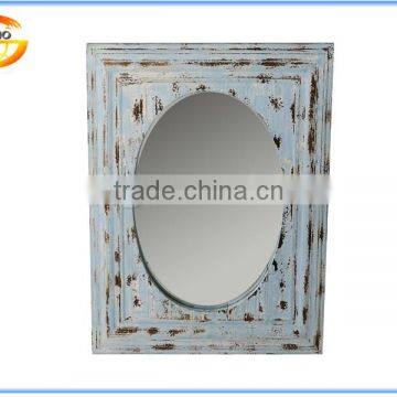 Antique framed mirror for wall decoration