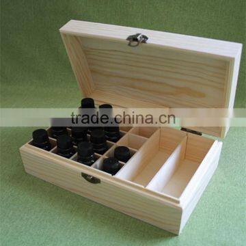 Cuboid Shape Wooden Essential Oil Packaging Box for Sale
