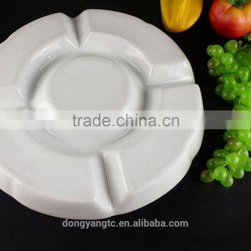 Factory Direct Wholesale White Glazed Ceramic Section Plates photo-5