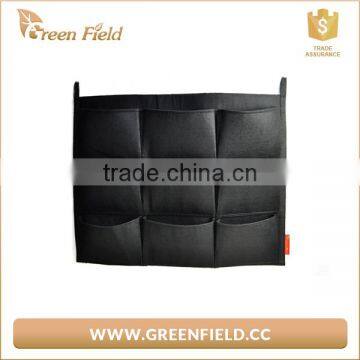 Vertical Garden Planter Wall Planter 9 Pocket Handmade Felt Bag photo-3