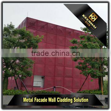 Hollow Out Panels Decorative Outdoor Sheet Metal Aluminum Wall Covering