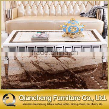 Elegence Marble Top Coffee Table Set photo-6