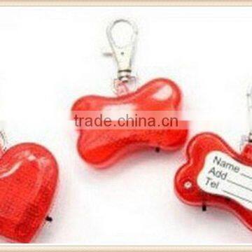 30 Computers in 2015 New Pet Dog Bone Pendant LED Flashing Safe Night Light Lamp Pendant