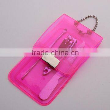 New Fashion colorful pvc bag Promotional Manicure Kit/Manicure Set