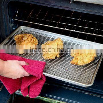 Cooling Rack by Keetzen 100% Real Stainless Steel 12 Inch x 17 Inch for Baking, Roasting & Decorating With Cross Wire Grid Patte photo-5