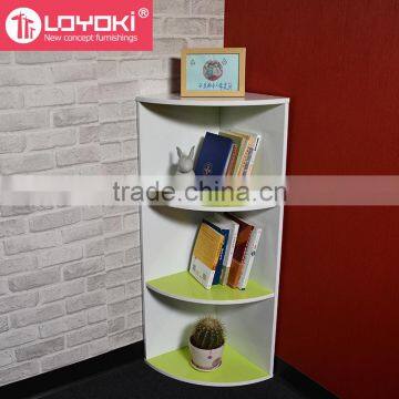 New Design Household Essentials 3-Shelf Wooden Corner Shelf photo-5