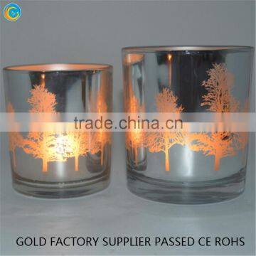 Elecplated Tree Shape Candle Jars photo-2