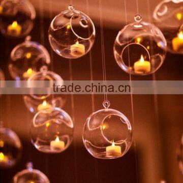 Cheaper Sale Glass Ball for Hanging Glass,glass Candelabra Wedding photo-2