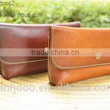 Classy Wholesale Elegant Genuine Leather Lady Envelope Clutch Bag photo-3