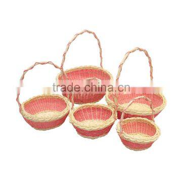 Cheap Price Beautiful Bamboo Gift Basket for Christmas photo-3