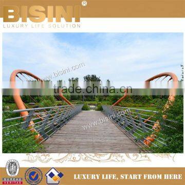 Construction for Steel Structure and Single-Half-moon-shaped Steel Bridge, Design for Metal Project (BF08-Y10043) photo-6