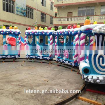 Children Amusement Candy Theme Park Equipment Ride Electric Kids Train For Sale LT-7051