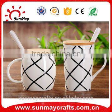 Wholesale Custom High Quality Ceramic Mug With Spoon photo-2