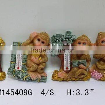 Resin 2016 Newest Russian Monkey Shape Fridge Magnet photo-3