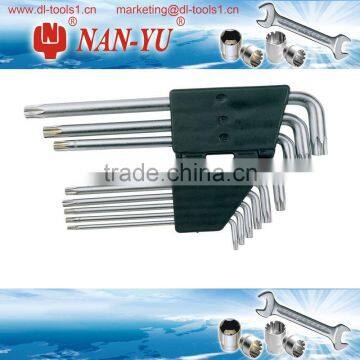 9PC Long Hollow Star Key Wrench Set Hand Tool