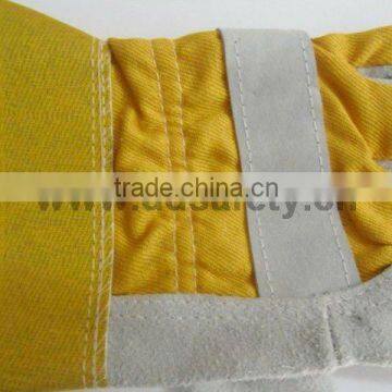 DDSAFETY High Quality Durability Cow Split Leather Woring Gloves photo-4