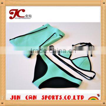 Customed ful heat stimulation printing bikini neoprene