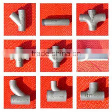 cast iron pipe fittings-elbow, wye, san tee