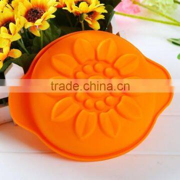 Sunflower Bread Pie Flan Tart Birthday Party Cake Silicone Mold Pan Bakeware Bowl