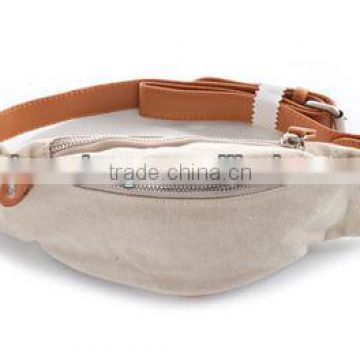 portable waist & breast bag for man with canvas