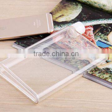 2016 New A5 Notebook Portable Cup PP Sports Bottle With Cup Creative Bag Cup photo-3