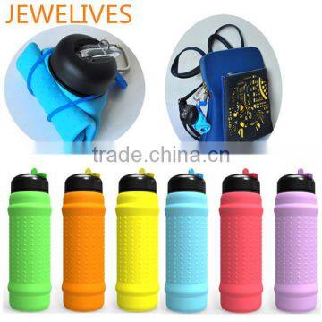 Small Business Ideas Silicone Collapsible Water Bottle photo-2