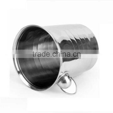 Wholesale Champagne Beer Ice Bucket Custom Bulk China Stainless Steel Metal Ice Bucket photo-3