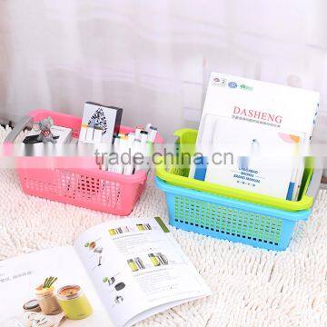 Plastic Food Containers Colorful Vegetables &fruits Basket With Handle photo-4