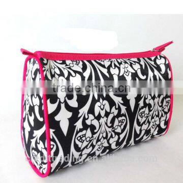 Printed special flower cosmetic bag women organizer bag