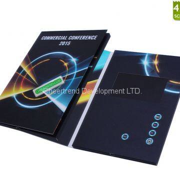 Paper Material Digital LCD Video Brochure , 4.3 Inch Video Greeting Card photo-3