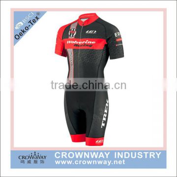 Coolmax Comfortable Mens Road Bike Jersey With Custom Padding