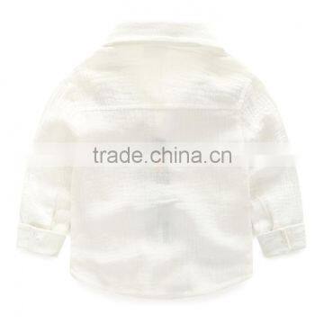 Boys Long Sleeve Gauze Shirt With Print Carton Grand Old Man photo-2