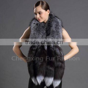 CX-B-134A 100% Real Fox Fur Clothing Accessories Bridal Shawl photo-4