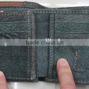 Fashion Golden Factory Men Genuine Leather Patches Work New Wallet photo-5