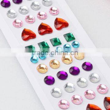 Bling Bling Metal Stone Crystal Diamond Sticker Sheet photo-2