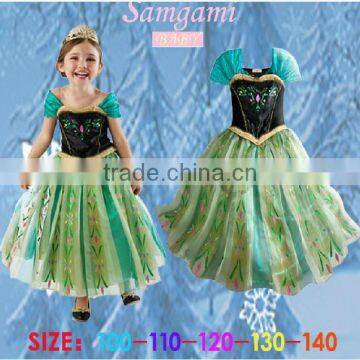 new fashion girls cosplay costume dress children wedding dress girls evening dresses