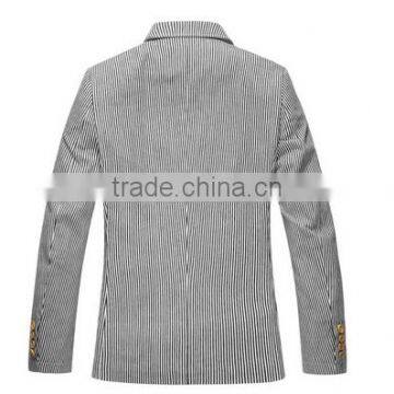 Blazer Mens Casual Suits Plain Weave Fabric Little Shining Men's Jacket Tailored Male photo-5