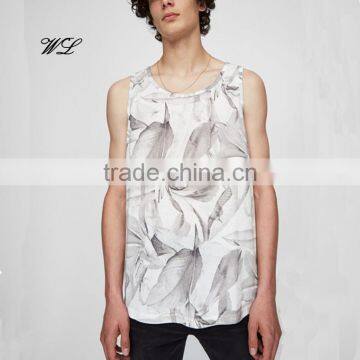 OEM factory man tank top summer vest custom printing vest