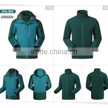 Chinese Factory Waterproof Jackets for Men,fleece Lined Waterproof Jacket, Waterproof Jacket Sale 3 in One photo-4