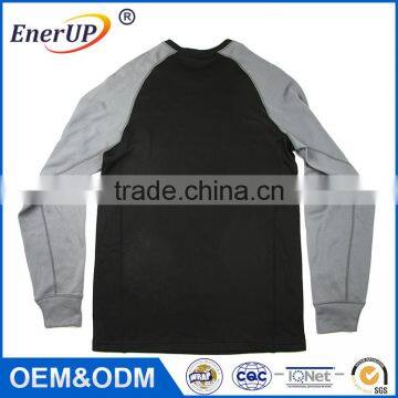 Sports Running Long Sleeve Breathable Thermal Wicking Antibacterial Crew Neck Man Shirt photo-6
