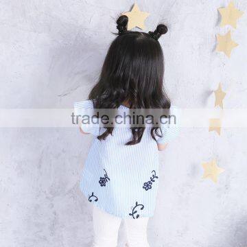 S17353A Baby Girls Blouse Children Ruffles Sleeve Tops photo-2