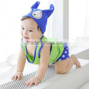 S60579B 2017 Fashion Cute Children's Swimsuit 3pcs Swimwear Sets photo-2