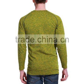 Seamless t Shirt With Long Sleeve High Quality OEM Gym t Shirt photo-2