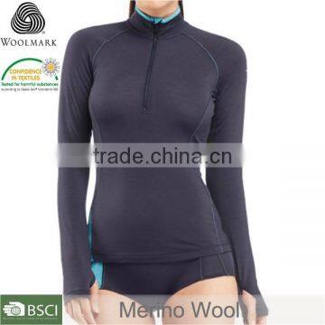 NTS 250 Midweight Base Layer Hoodie- Merino Wool, Full Zip ,women Female Hoodie Cheap photo-2