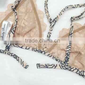 Runwaylover 5381 Hot Sale Ladie Sexy Ladies Embroider Lace Bra Set photo-3