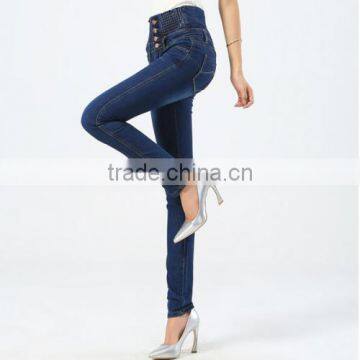 High Waist Women Pencil New Pants Design for Girl Skinny Jeans Pants Types photo-4