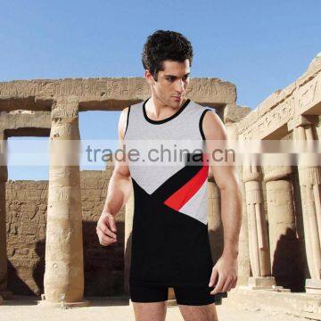 Good quality and lowest price cotton and spandex tringer tank top bodybuilding