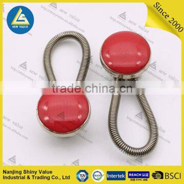 Factory directly supply cheap metal collar extenders in different colors crystal mounted with elastic in the spring