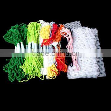 High Quality Plastic & Cotton Multicolor Flower Pattern 3D Cross Stitch Kit Tissue Box photo-2