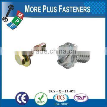 Taiwan M3 M12 M4.8-1.6 x 19mm Phillips Drive Pan Head Grade A2 Type C Point Stainless Steel Sheet Metal Screw With Hex Double photo-4